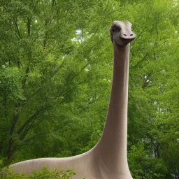 brachiosaurus eating leaves