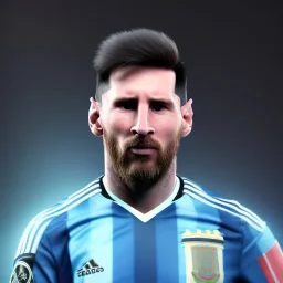 lionel messi, with argentina flag, highly detailed, wings, soft studio lighting, background 64k