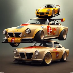 animated happy cars