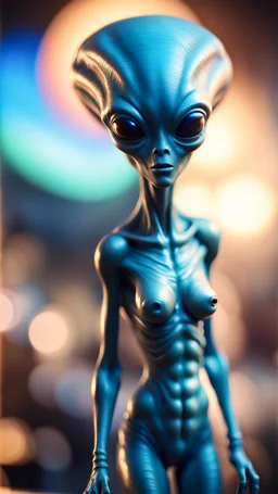 alien virgin in heaven,bokeh like f/0.8, tilt-shift lens 8k, high detail, smooth render, down-light, unreal engine, prize winning