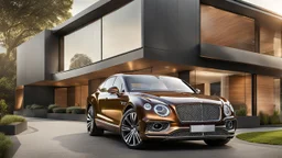 A luxurious (((fusion of a bentley and porsche))), its sleek contours and opulent details blending seamlessly together