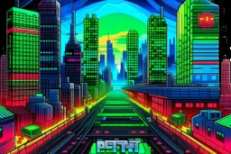 ALBUM COVER - 8BIT DETROIT TECHNO RAVER