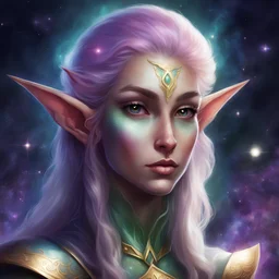 dnd, portrait of cosmos elf