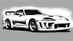 toyota supra without color