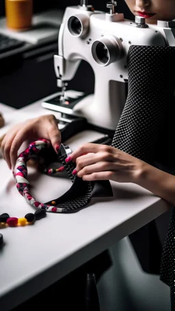 aesthetics of sewing, modern tailoring, manicures, sewing machine