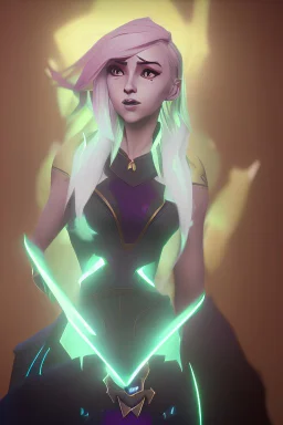 Lux (from LOL) as an IT professional