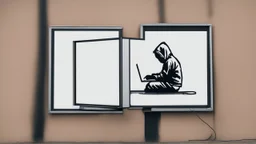 hacker by banksy