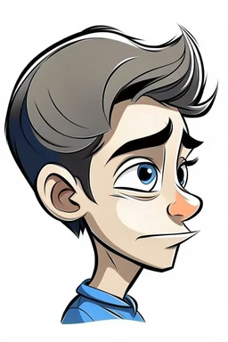 cartoon face profile picture