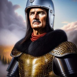 Ultra detailed fullbody Portrait in oil on canvas of Vercingetorix with armor,helmet,extremely detailed digital painting,ultrarealistic skin,intense stare, extremely detailed face, crystal clear eyes, mystical colors ,perfectly centered image, perfect composition, rim light, beautiful lighting,masterpiece ,8k, stunning scene, raytracing, anatomically correct, in the style of Simon Bisley and Ohrai Noriyoshi and robert e howard and Steve Jung and Wizyakuza and uncannyknack.