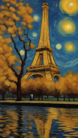 Van Gogh Eifell tower