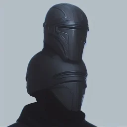 Futuristic helmet, style Kylo Ren