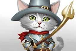 grey kitten musketeer birthday