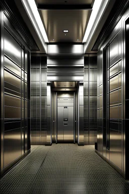 underground elevators with iconic design
