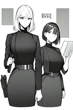 fbi agents, greyscale