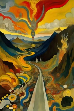 The Road to Hell is Paved with Good Intentions; Wassily Kandinsky