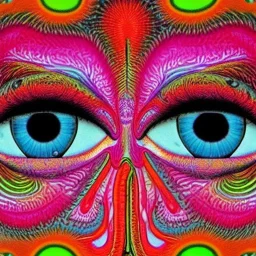 Psychedelic Eyes After Psychedelics