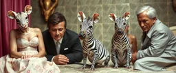 all soap operas ever made in one picture, but with alien zebra rats