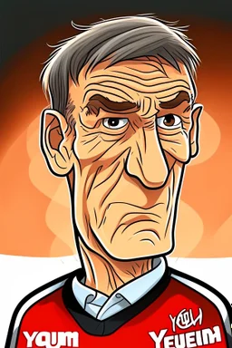 yourgen club German football coach ,cartoon 2d