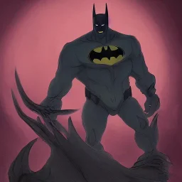 Mashup between an monstreous kaiju and batman