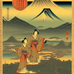 Ukiyo-e,mountain