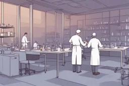علماء يعملون في المختبرات