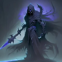 shadow wraith with a dark dagger