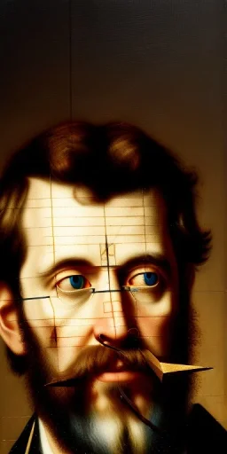 1849094023 fine art portrait of Pythagoras, hypersigil