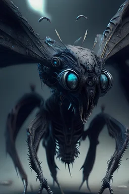 Drone creature ,hypedetailed, 16k, intriguing detail, dark fantasy, detailed