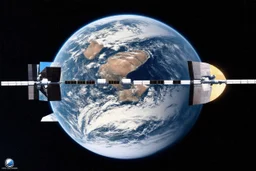 orbital mirrors or reflective shields in space to deflect sunlight and manage global temperatures. These proposals represent a fascinating leap in geoengineering, as they involve manipulating the energy balance of the entire planet style of dali