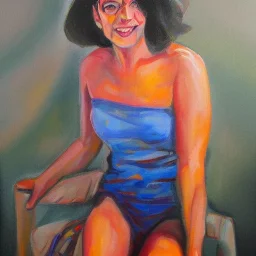 Full body portrait, painting, medium shot lady MageSpace