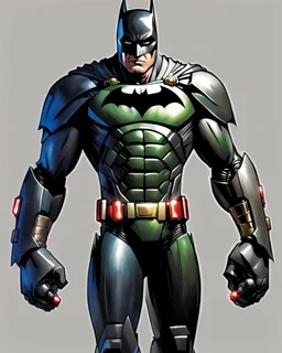 Batman's Super IRONMAN armor, kryptonite powered, built by wayne enterprises, batman,