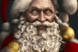  shot sketch of Dark santa claus ,deep colours in a dark environment,great pose,magnificent, majestic, highly intricate, Realistic photography, incredibly detailed, ultra high resolution, 8k, complex 3d render, cinema 4d.