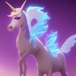 a magical sparkly unicorn