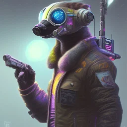 cyberpunk honey badger