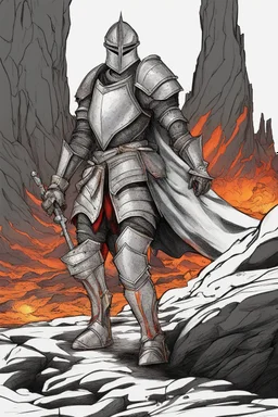 knight in the lava land