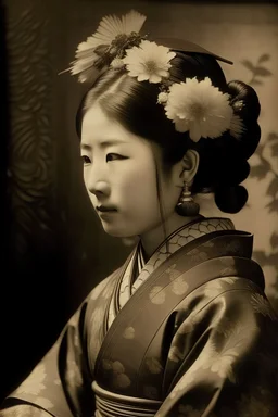 women Japan 19th century photographs from the Kurokawa collection cinematic hd higlights dramatic wide and depth