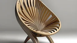 Fan shaped chair design