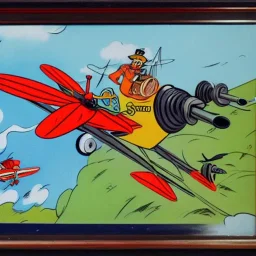 Dastardly and Muttley in their Flying Machines by Dr Seuss