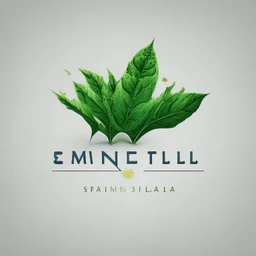 i want you to generate a logo for a new company named "SpiniLeaf" or Spinny Leaf. Something with green, maybe a leaf