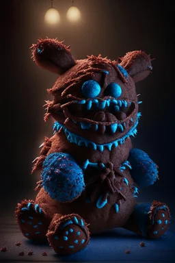 Stitch Gingerbread creature fused ,high detail , dramatic lighting dramatic, 4 k