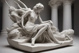 sculpture is an unusual fantasy