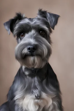 schnauzer standard black colour nor grey, mail 10 years old