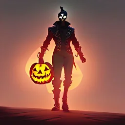 Jack-o'-lantern headless horseman