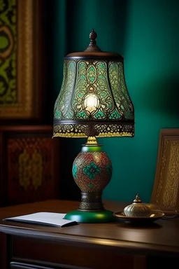table lamp inspired by kebaya nyonya, modern design,