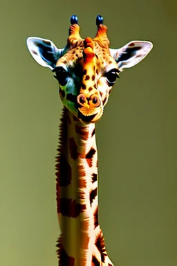 A baby giraffe called burrito