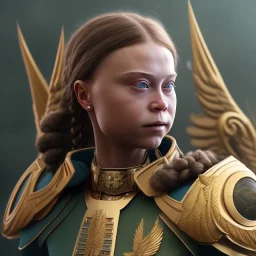  Greta Thunberg octane render, Adeptus Custodes