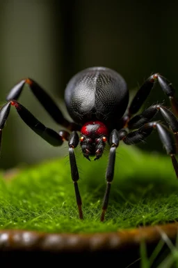 Black widow spider