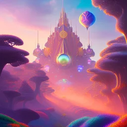 Caineghis, lisa frank fantasy, detailed matte painting, mystical colors, Golden hour, beeple, neon pastel color palette, beautiful colorful interesting detailed storybook fantasy