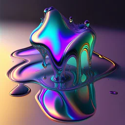 iridescent liquid