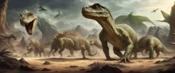 earth millions of years ago , with dinosaures and Draco reptilians
